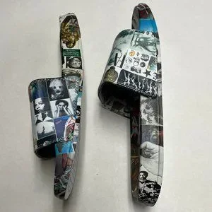 FA | Shoes | Fucking Awesome Mens Slides Storage Collage  display picture 1